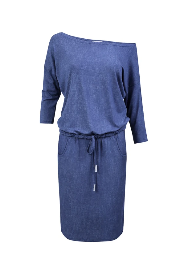 Sportliches Kleid - Viscose - Jeans Blau 13-20