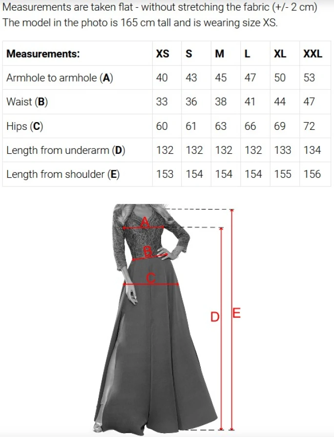 643-10 Elegantes Abend-Maxikleid mit Schlitz und Rosen - schokoladenbraun