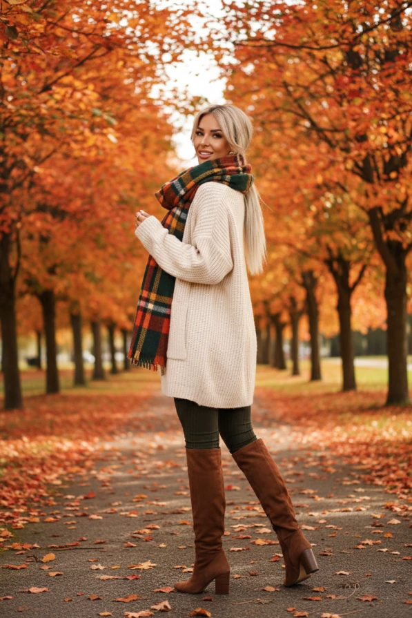 Khaki prążkowany kombinezon Kocula z dekoltem V i dopasowanym krojem, idealny na co dzień i wieczorne wyjścia